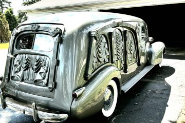 1939 LaSalle Masterpiece Carved Panel Hearse by Sayers and Scovill