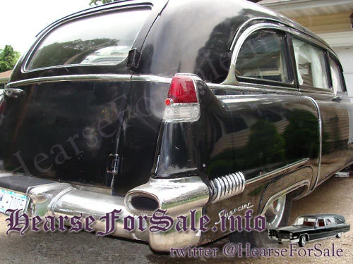 1956 Cadillac Hearse Ambulance Combination Superior Rear