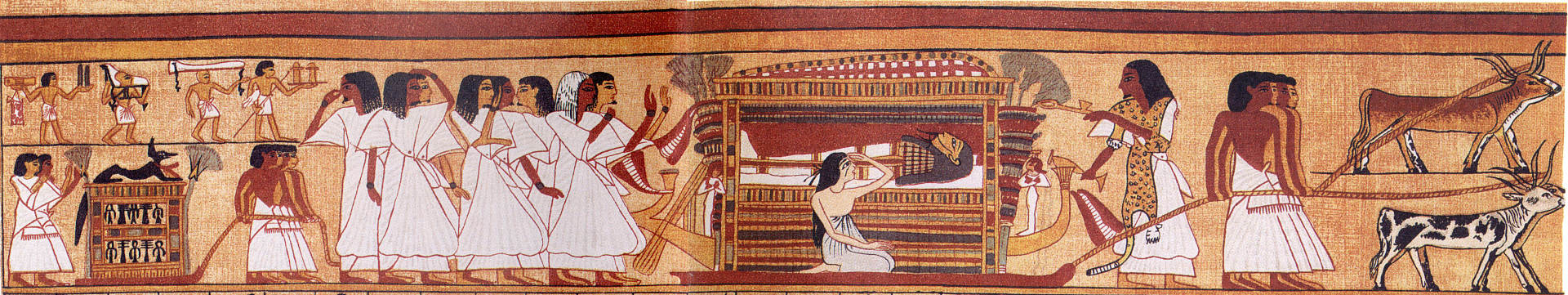 Ancient Egyptian Funeral Ritual 1250 Bce