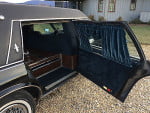 Buick Lesabre Hearse 1987 Antique Buick Hearse Black with Ghost Flames