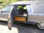 Cadillac Fleetwood 1994 Eagle Hearse Cadillac Funeral Coach Gray Manual Table