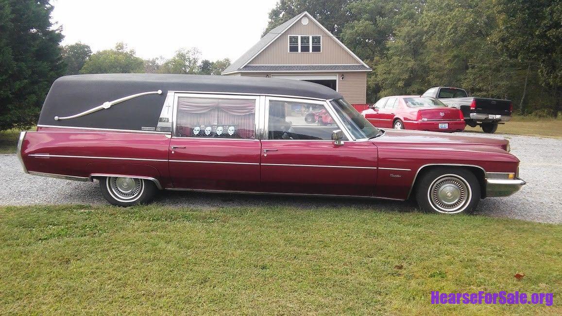 1972 Cadillac Miller Meteor Hearse - Hearse for Sale.