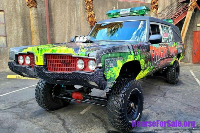 1969 Oldsmobile Hearse Monster Truck Style