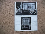 Early 1900s Crane and Breed Co Horse drawn Hearse Sales Folder brochure