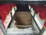Antique Hearse Sleigh Horse Drawn Carriage Rare 1880 Wicker Basket
